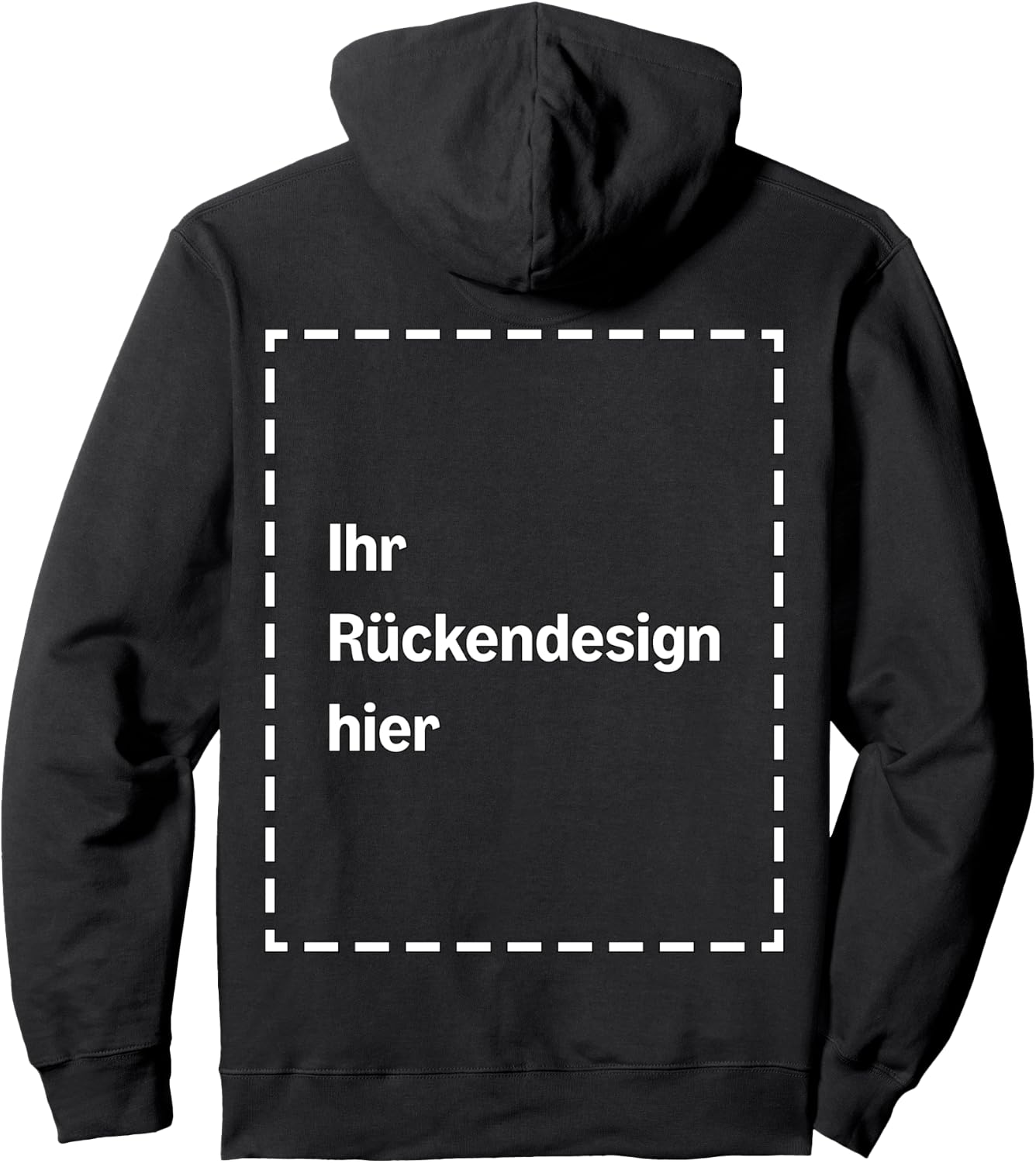 Personalised Hoodie with Front and Back Print – Bild 2